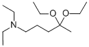 Molecular Structure of 54620-52-9 (4,4-Diethoxy-1-(diethylamino)pentane)